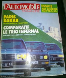 L'automobile magazine - février 1985 - Le trio infernal